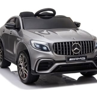 Mercedes-Benz GLC63 S 12v, asiento cuero, neumáticos goma EVA, GRIS -  INDA282-QLS5688G